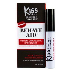 Craving Stopping Lip Oil BEHAVE-AID Crave Reducing Moisturizer No-Sin Cinnamon